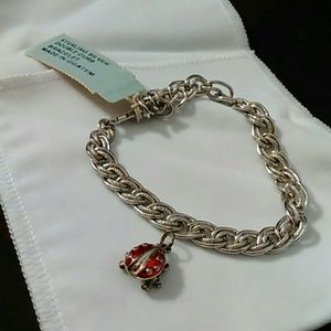 Sterling Silver Charm Bracelet (+free charm)
